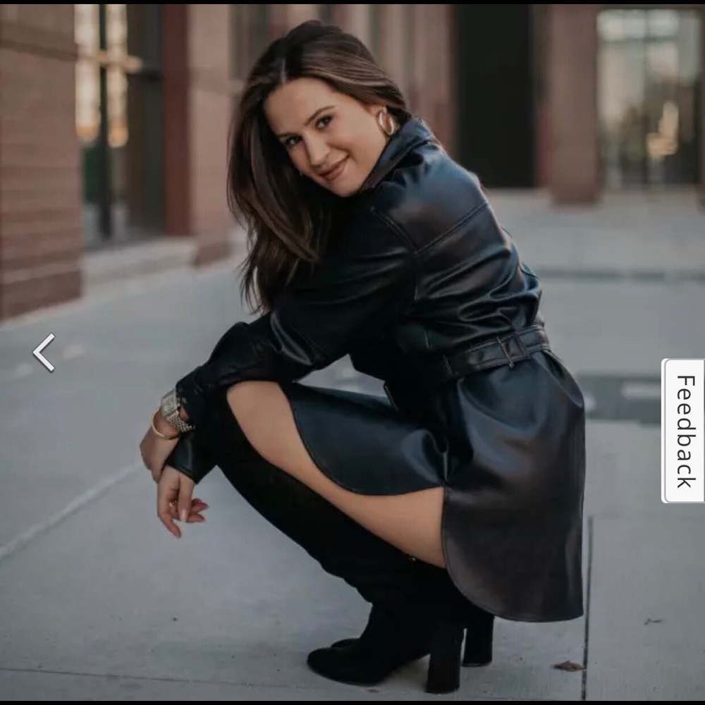 Unisa black suede knee high boots!